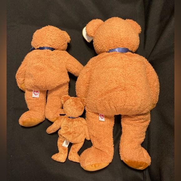 Ty”Fuzz”beanie baby,buddy&large buddy set - Picture 4 of 12